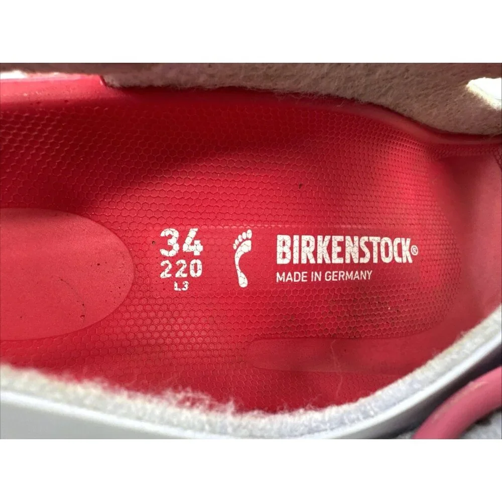 Birkenstock Sandals Youth Girls 3 Pink Mogami Buckle Waterproof Strappy Beach